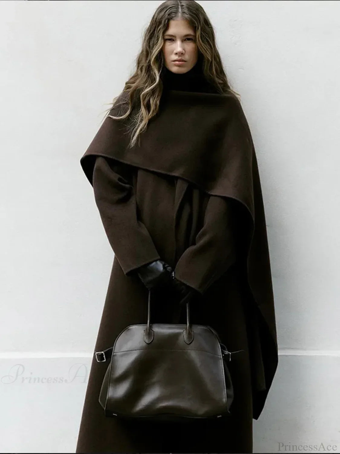Vintage Brown Wool Blends Coat