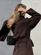 Vintage Brown Wool Blends Coat