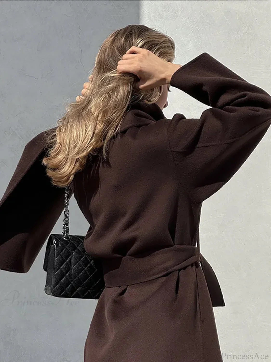 Vintage Brown Wool Blends Coat
