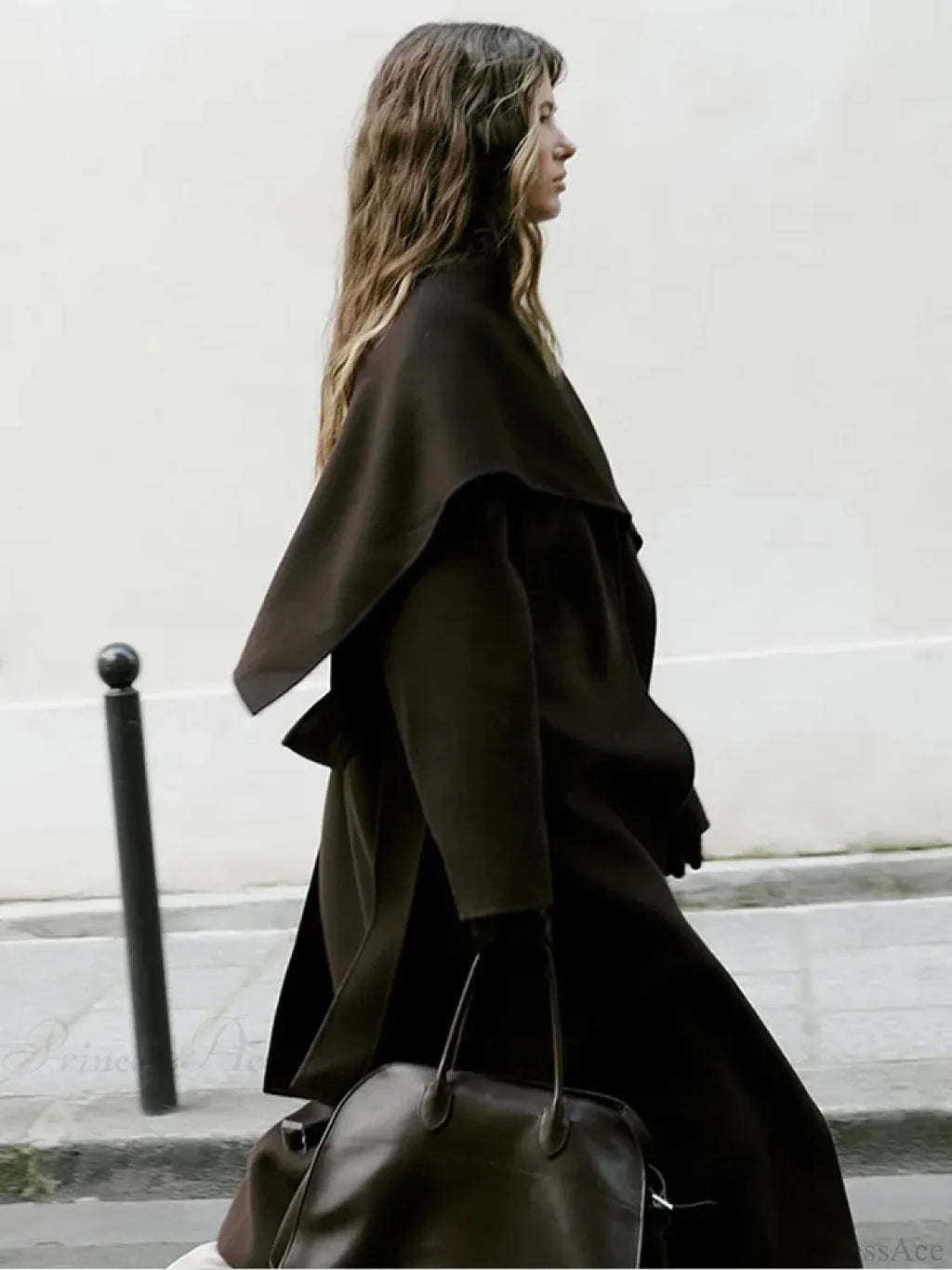 Vintage Brown Wool Blends Coat