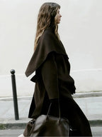 Vintage Brown Wool Blends Coat