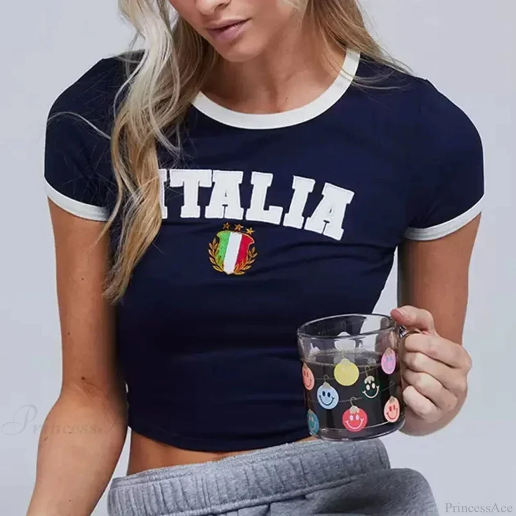 Vintage Crop Top T-Shirt