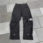 Vintage Gothic Skull Embroidered Trouser