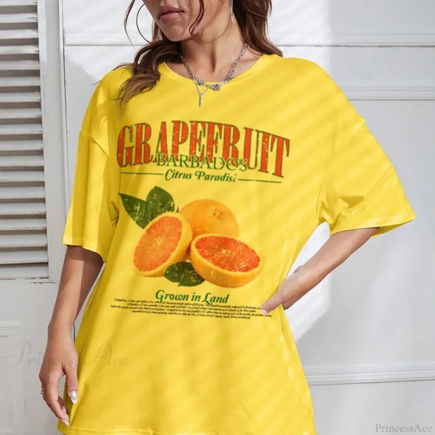 Vintage Grapefruit Graphic T-Shirt
