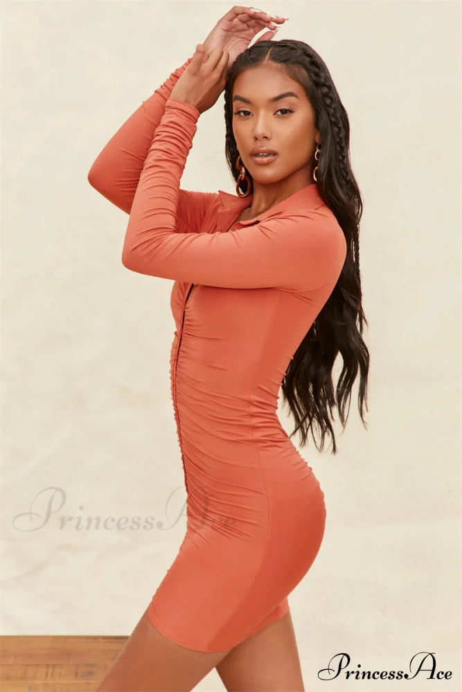 Vintage Single-Breasted Mini Dress For Summer