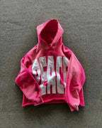 Vintage Y2K Gothic Printed Zipper Hoodie