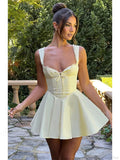 Waist Wrap A-Line Elegant Vacation Dress