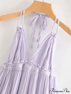 Weekend Getaway Stylish Linen Skater Dress