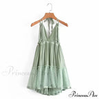 Weekend Getaway Stylish Linen Skater Dress