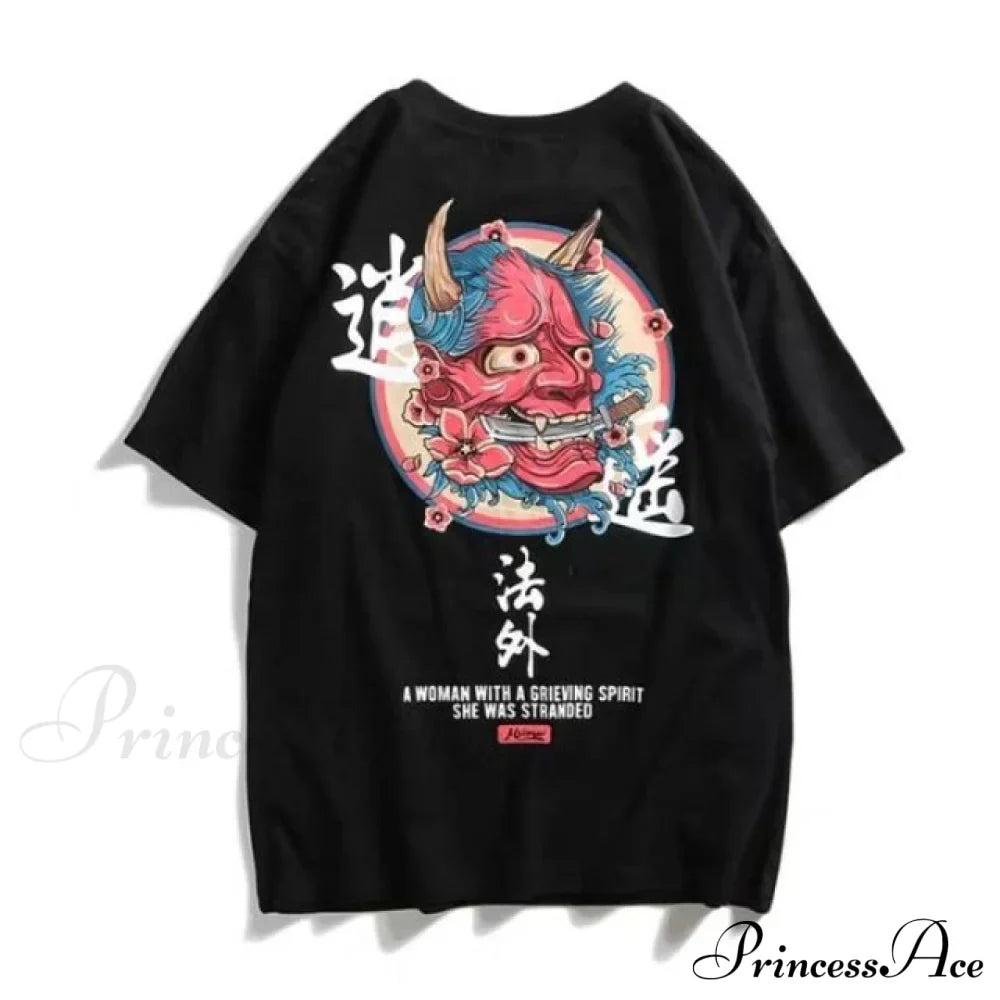 White Cartoon Kawaii Tops Tee