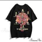 White Cartoon Kawaii Tops Tee