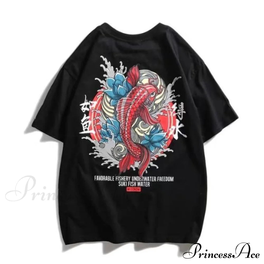 White Cartoon Kawaii Tops Tee