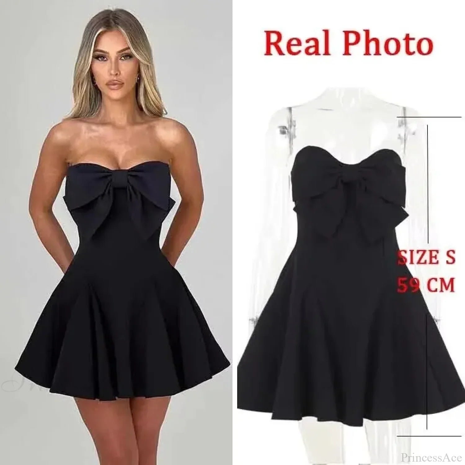 White Pearl Backless Party Dress