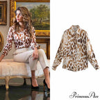 With Satin Blouse Design Arm - Long Zebra Top