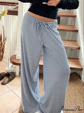 Velvet Flare High Waist Slim Fit Ribbed Pants