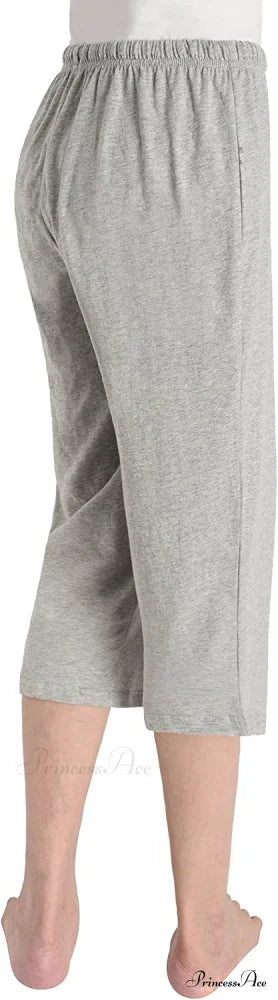 Cotton Capri Pants Sleep Capris