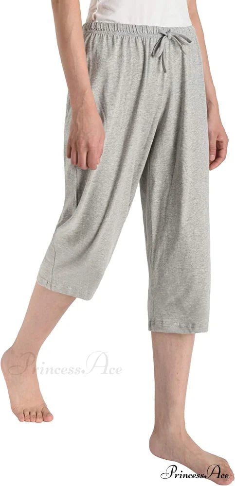 Cotton Capri Pants Sleep Capris