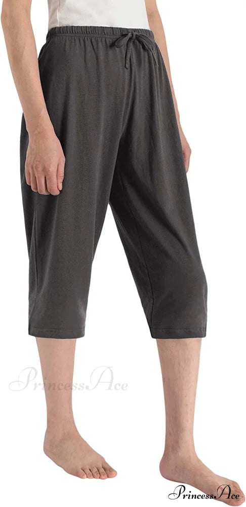 Cotton Capri Pants Sleep Capris