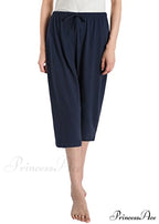 Cotton Capri Pants Sleep Capris
