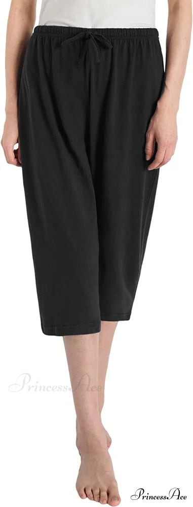 Cotton Capri Pants Sleep Capris
