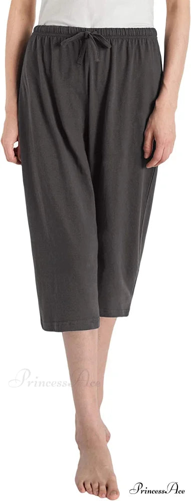 Cotton Capri Pants Sleep Capris