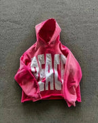 Y2K Gothic Skull Design Hoodie