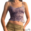 Y2K Mesh Sheer Floral T-Shirts