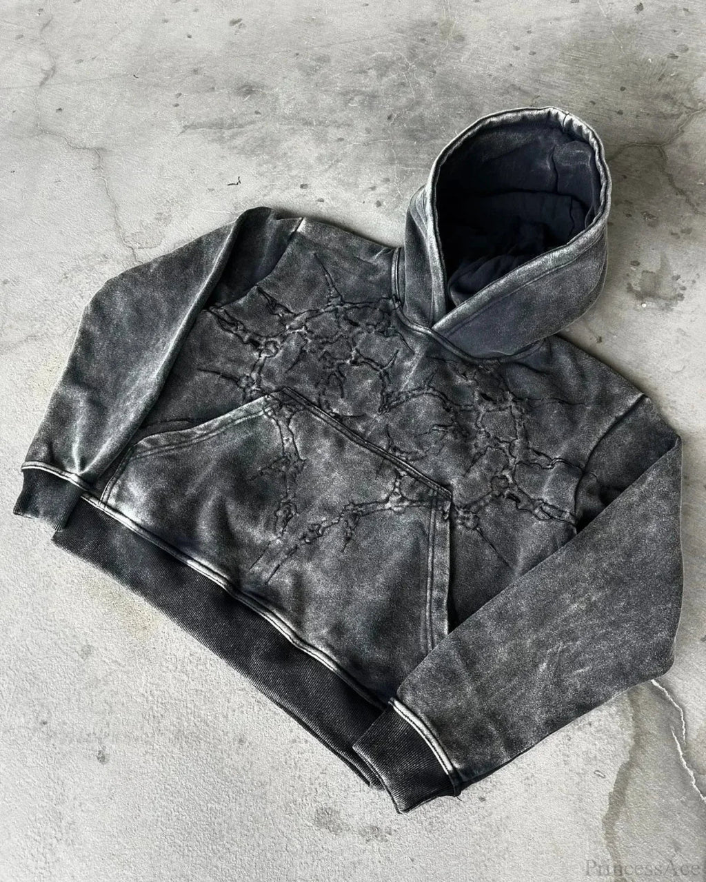 Y2K Mysterious Embroidery Hoodie