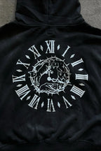 Y2K Street Dark Zip Stylish Hoodie